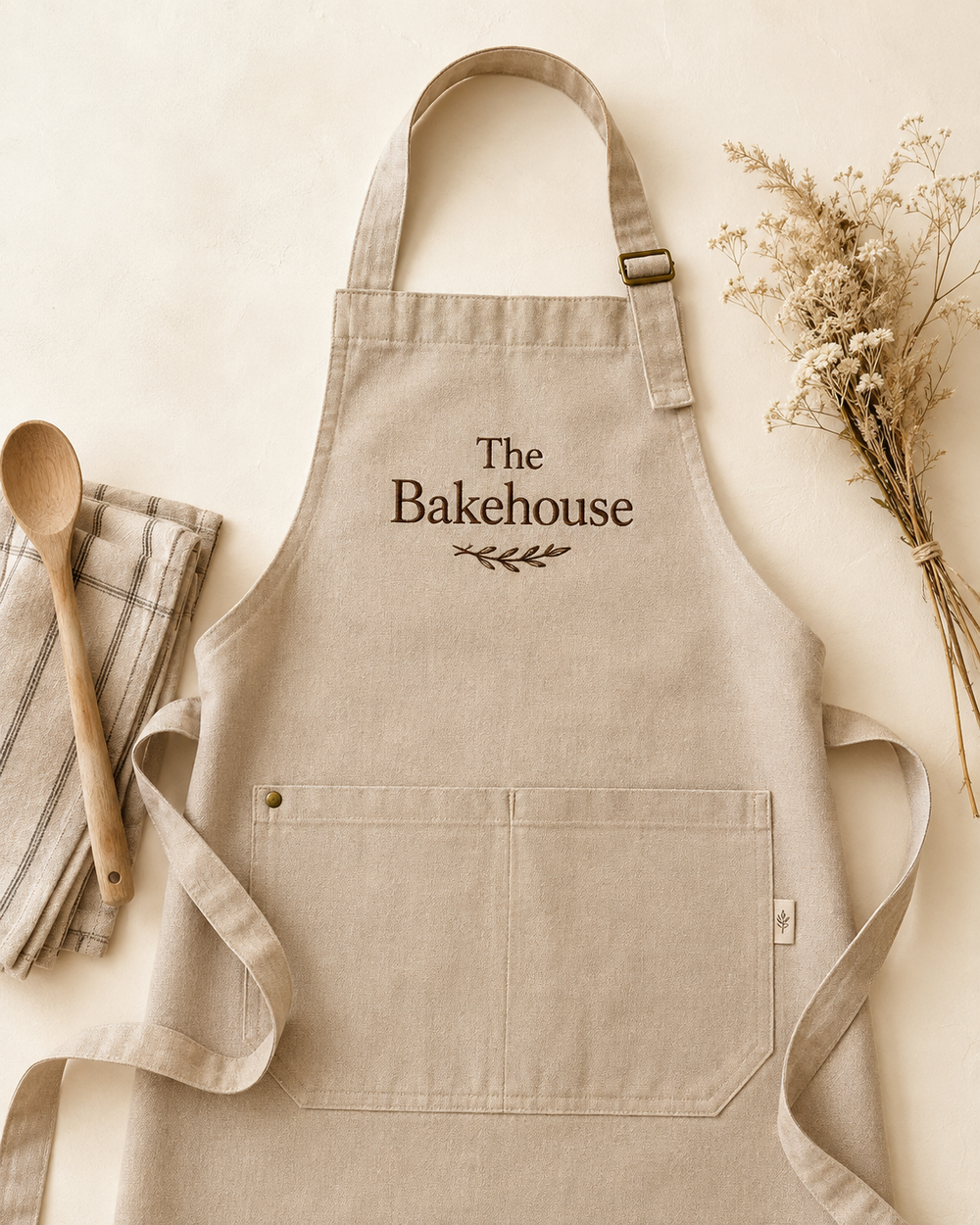 Embroidered Logo Apron