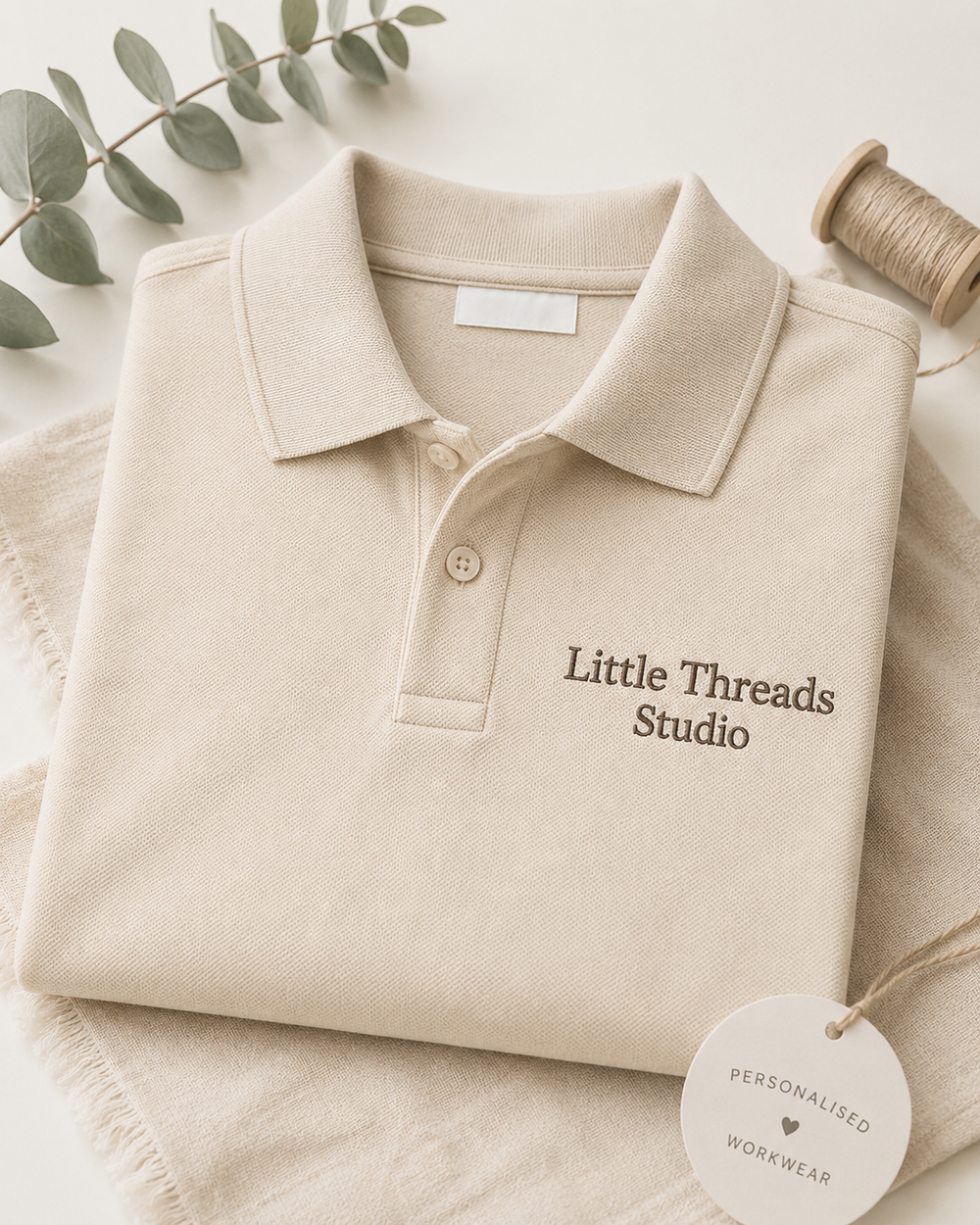 Embroidered Logo Polo Shirt