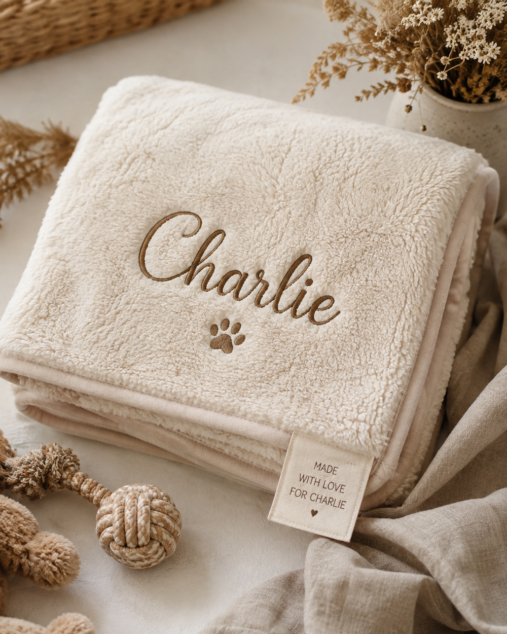 Personalised Dog Blanket