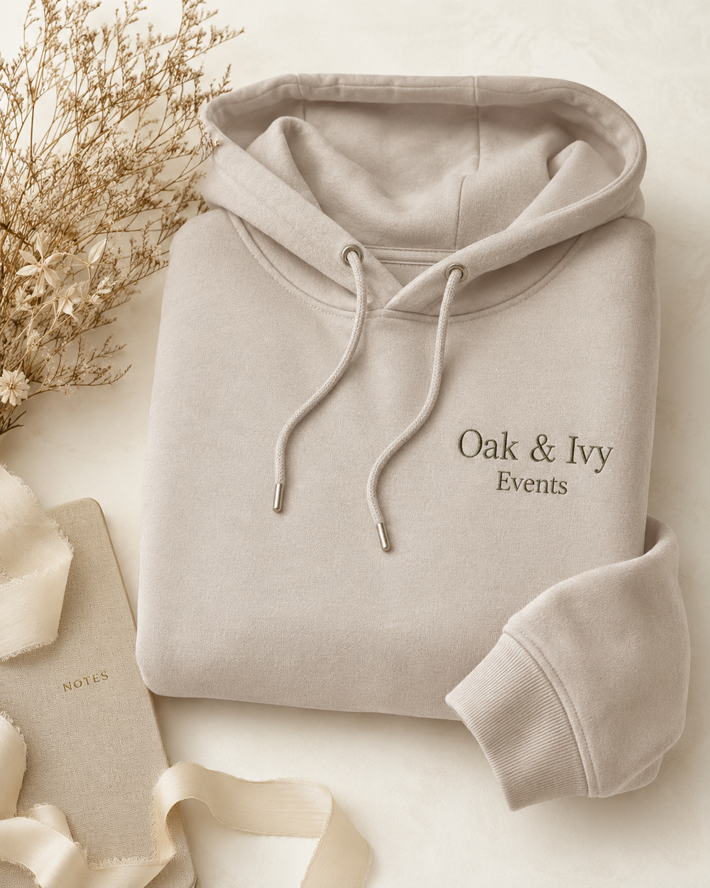 Embroidered Logo Hoodie