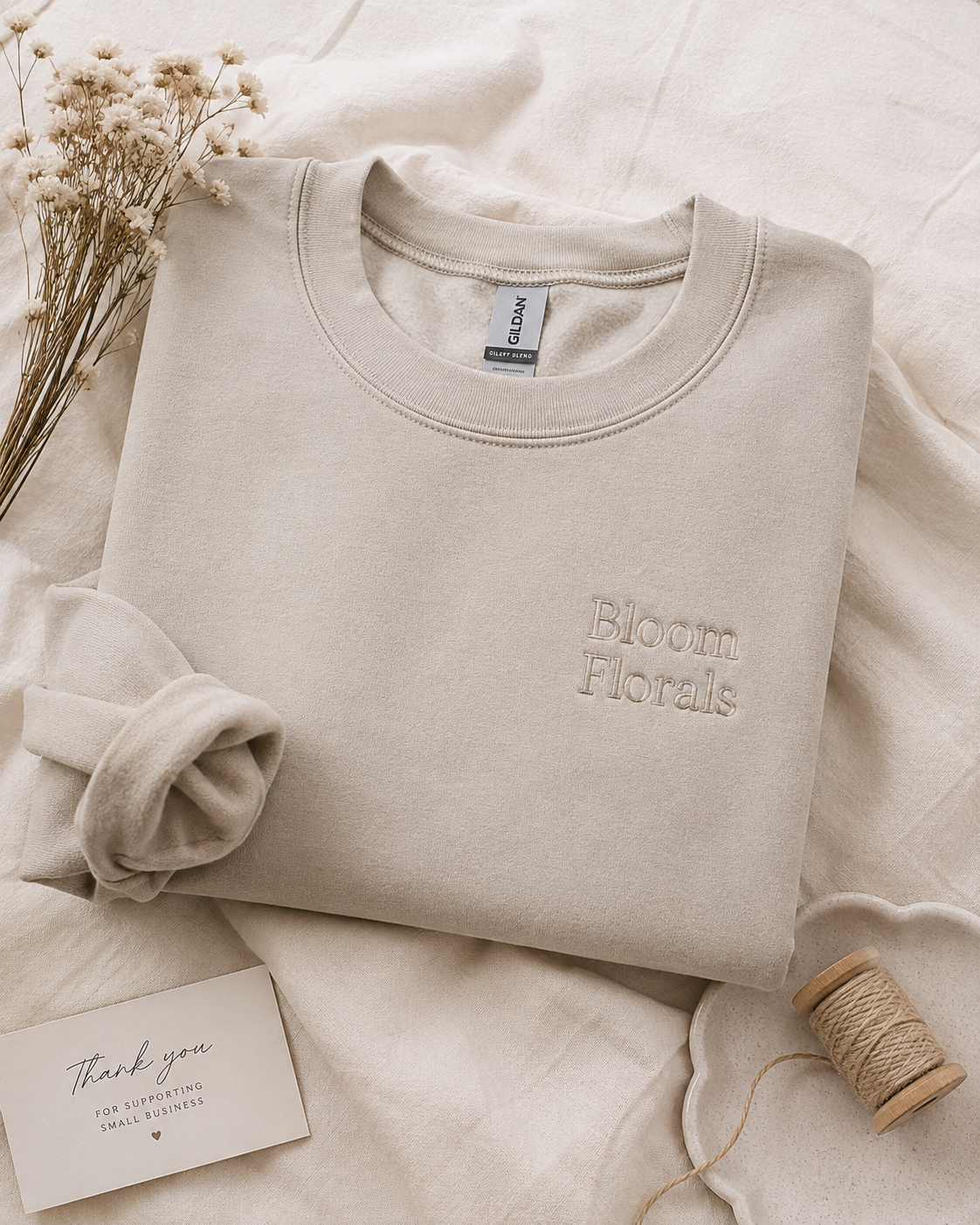 Embroidered Logo Sweatshirt