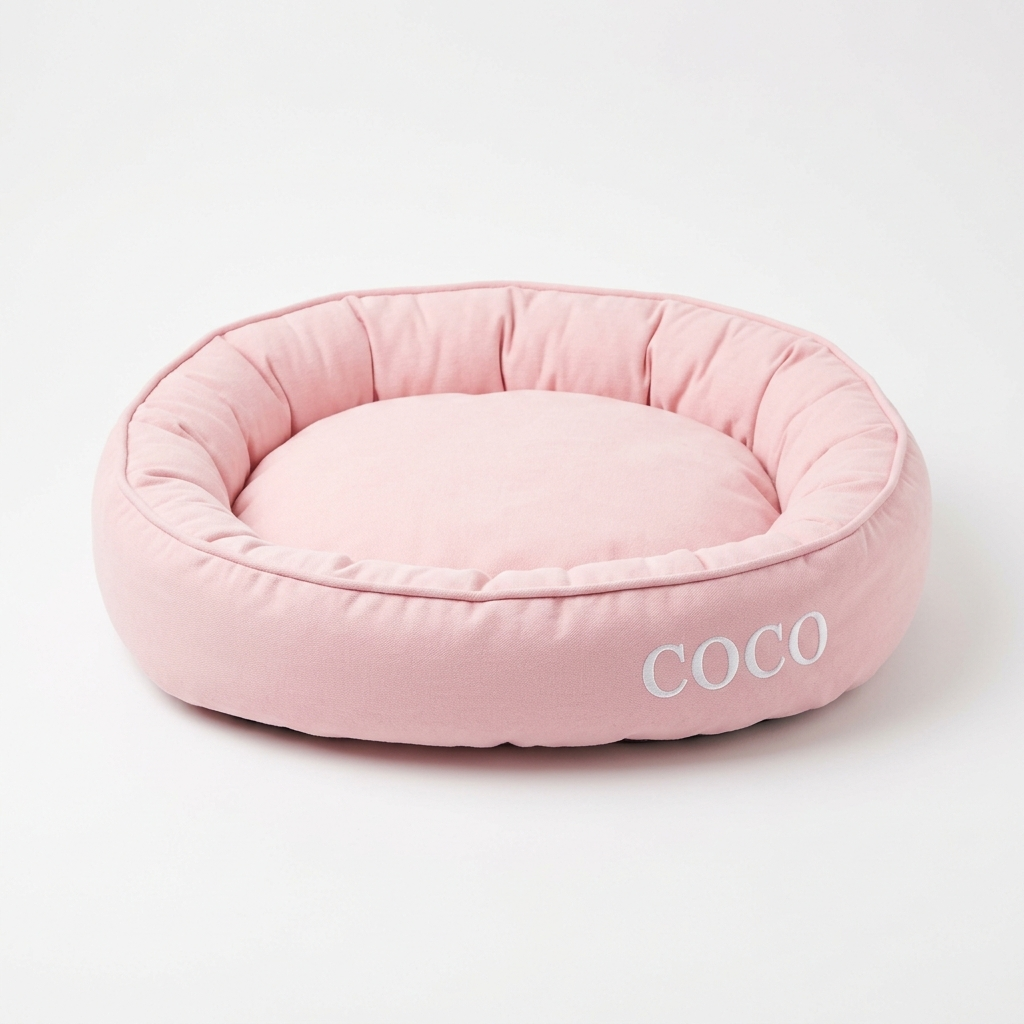 Personalised Dog Bed Cushion