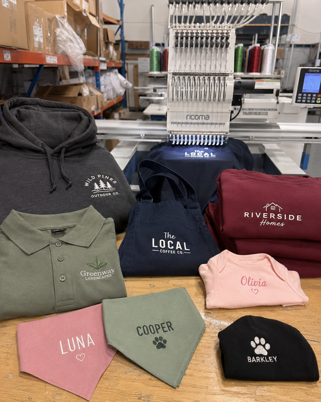 You Supply — Embroidery Service (Per Item)